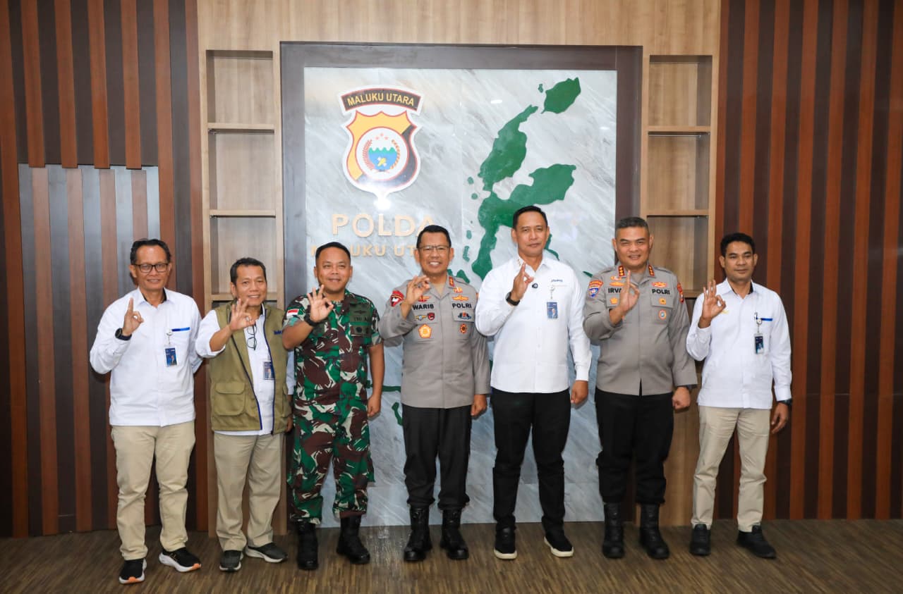 Kapolda Malut Terima Silaturahmi Direktur Utama Perum Bulog