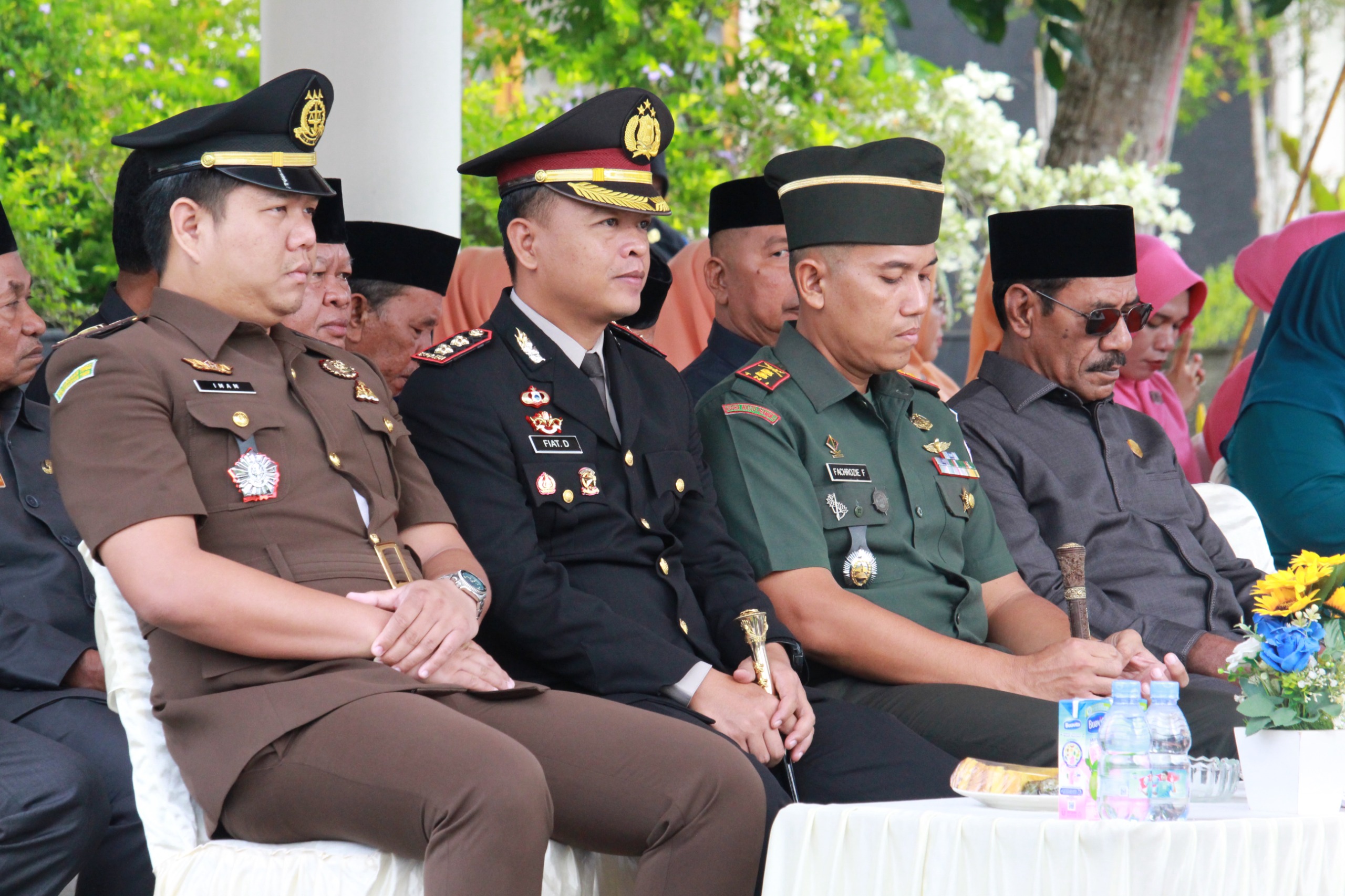 Kapolres Halmahera Tengah Hadiri Upacara Hari Sumpah Pemuda ke-97 di Kantor Bupati