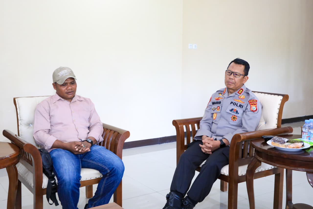 Kapolda Malut Terima Silaturahmi Panitia Pembangunan Masjid Muhajirin Bukulasa