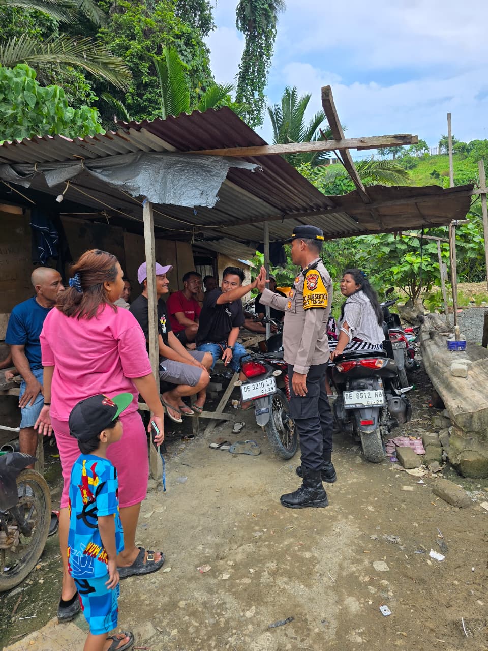 Polres Halteng Gerebek Praktik Judi Sabung Ayam di Desa Lelilef Sawai
