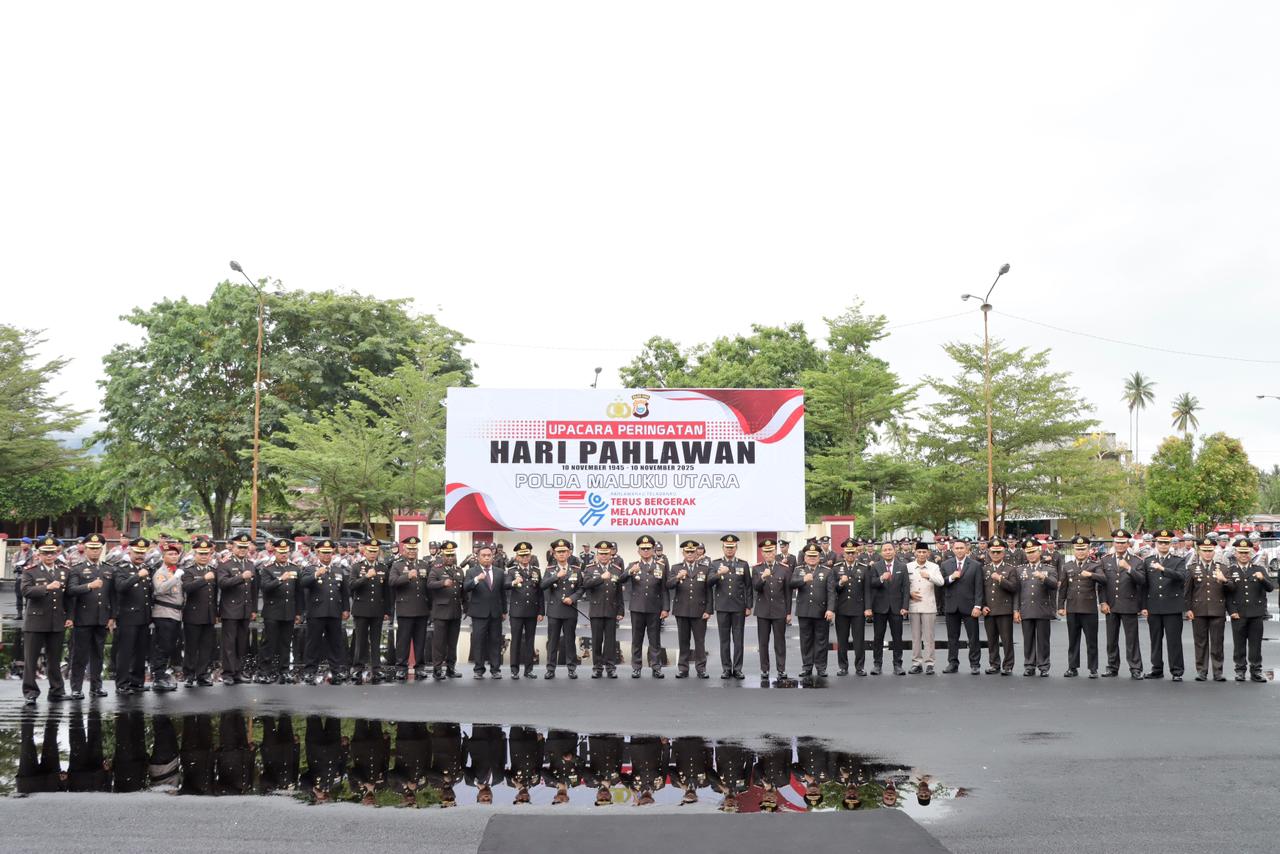 Peringati Hari Pahlawan, Wakapolda Malut: Perjuangan Pahlawan Harus Diteruskan dengan Pengabdian dan Ketulusan