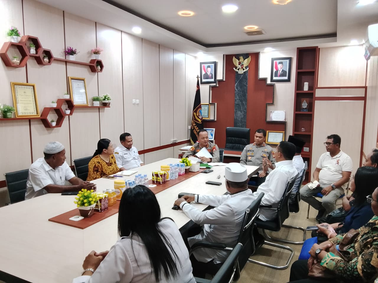 Kapolres Halteng Gelar Dialog Bersama FKUB, Pererat Sinergi Jaga Kamtibmas Kondusif