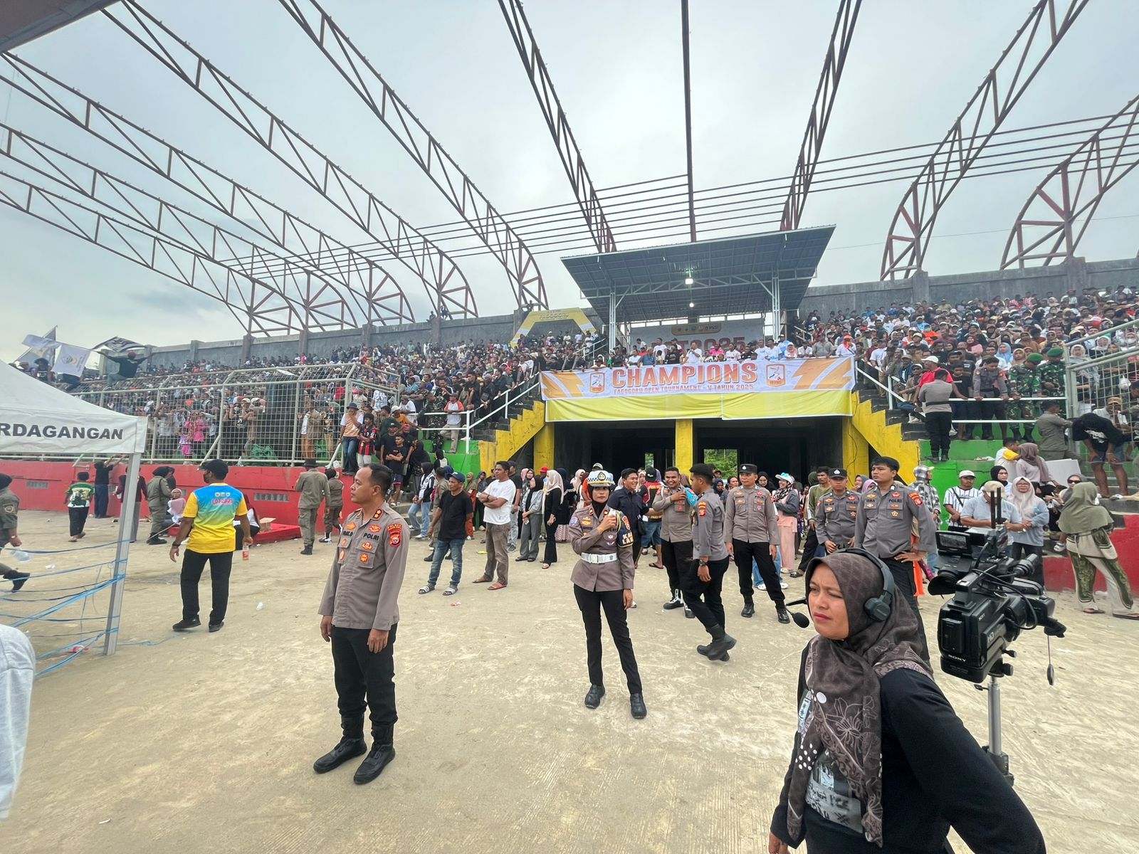 Kapolres Halteng Hadiri Penutupan Fagogoru Open Tournament (FOT) V Tahun 2025, Wujudkan Rasa Aman dan Kondusif