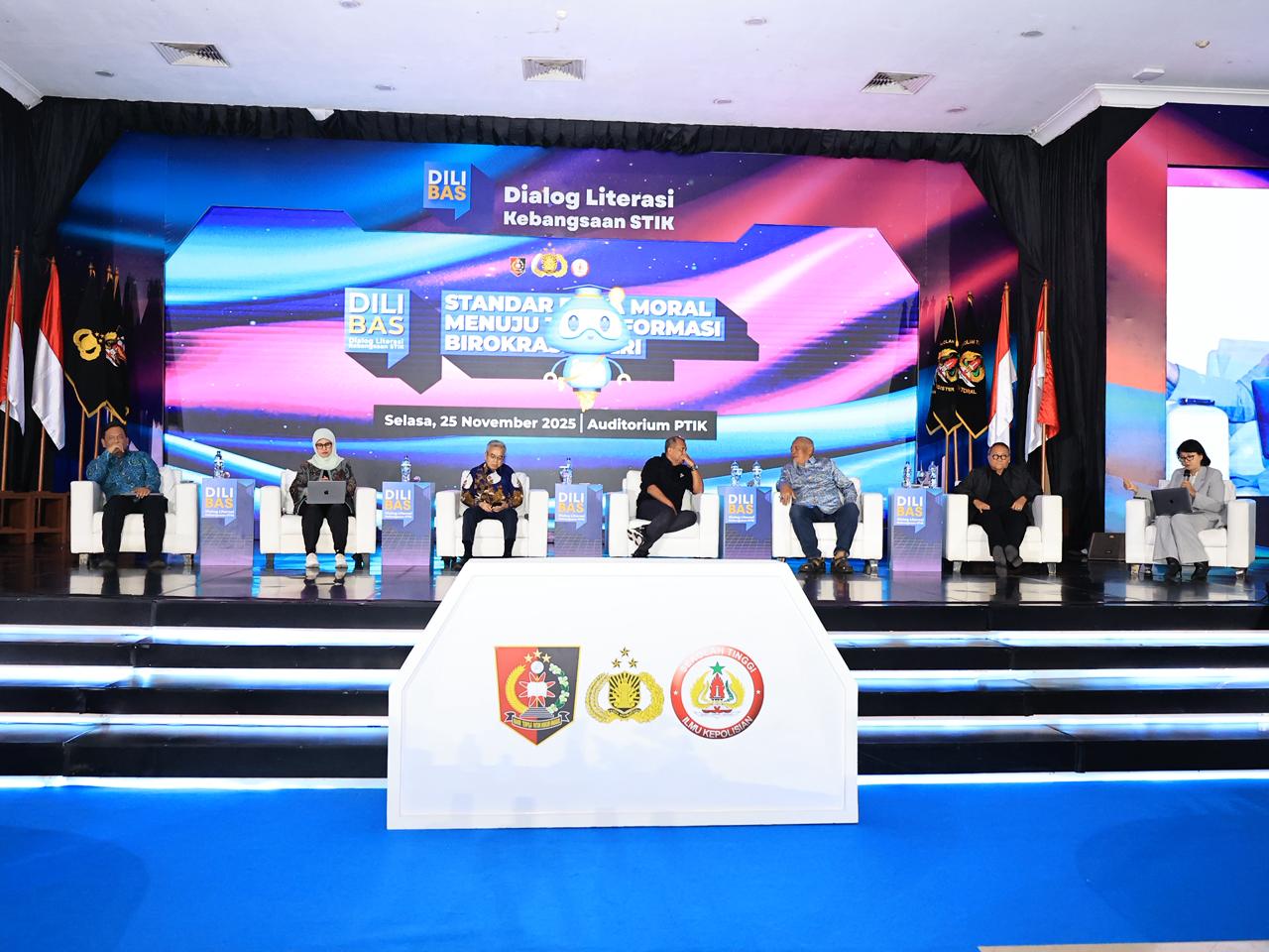 *Dialog Literasi Kebangsaan STIK Angkat Isu Etika Moral dalam Transformasi Birokrasi Polri*