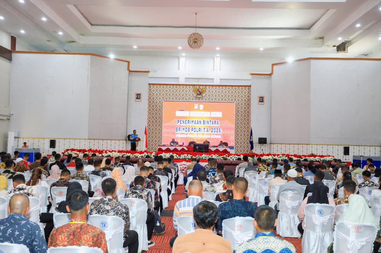 Kapolda Maluku Utara Pimpin Pantukhir, 105 Casis Bintara Brimob Polri Lulus