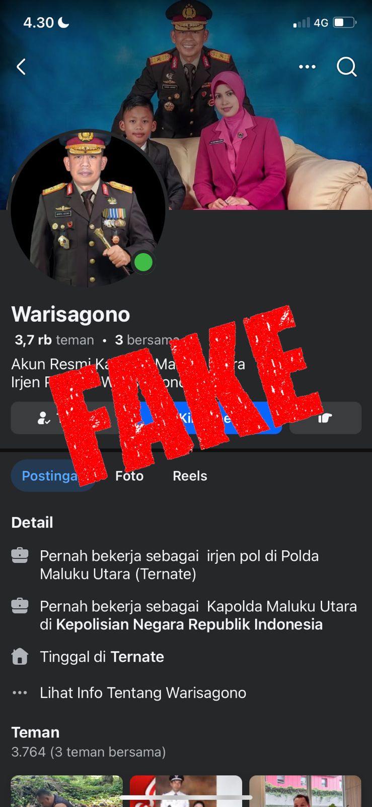 Warga Diminta Waspada Penipuan Catut Nama Kapolda Malut