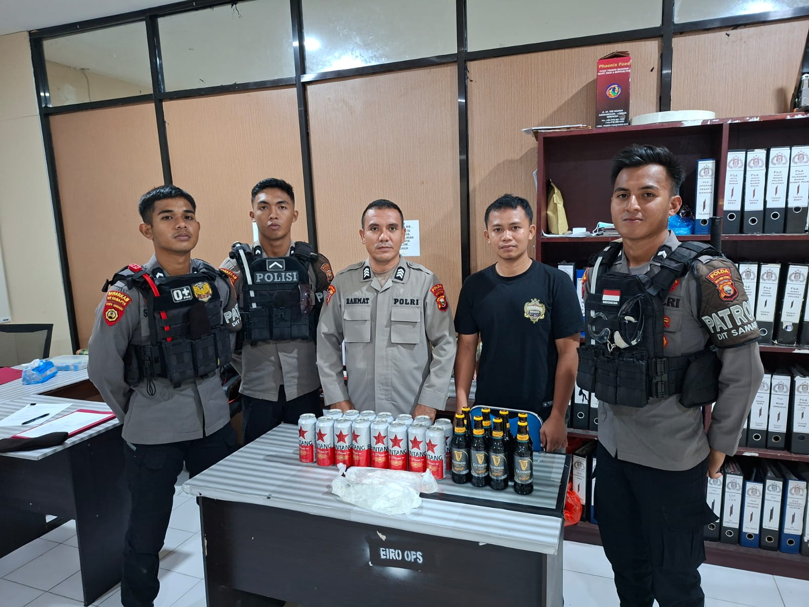 *Puluhan Miras Diamankan Polisi Saat Operasi Pekat*