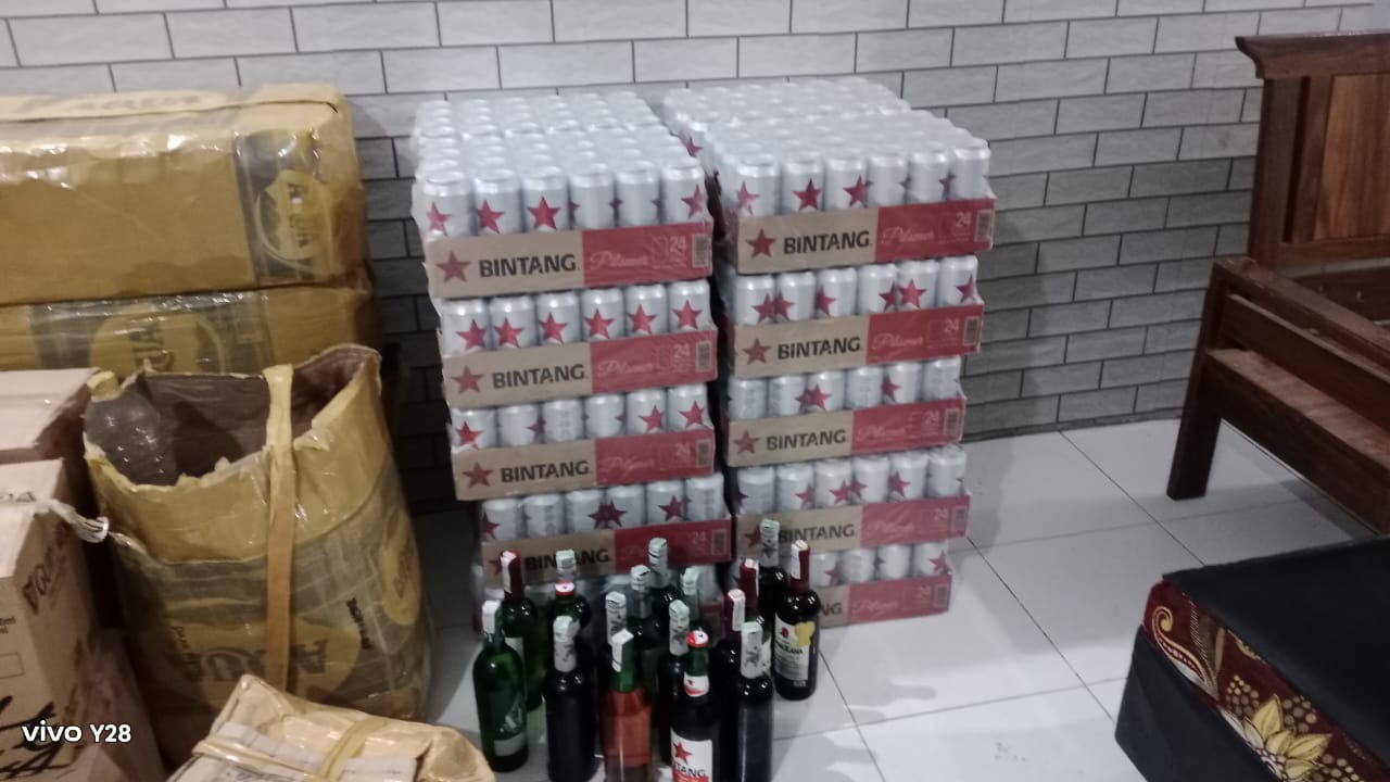 Operasi Pekat Kieraha II 2025, Polres Halteng Amankan Bebagai Jenis Miras Ilegal