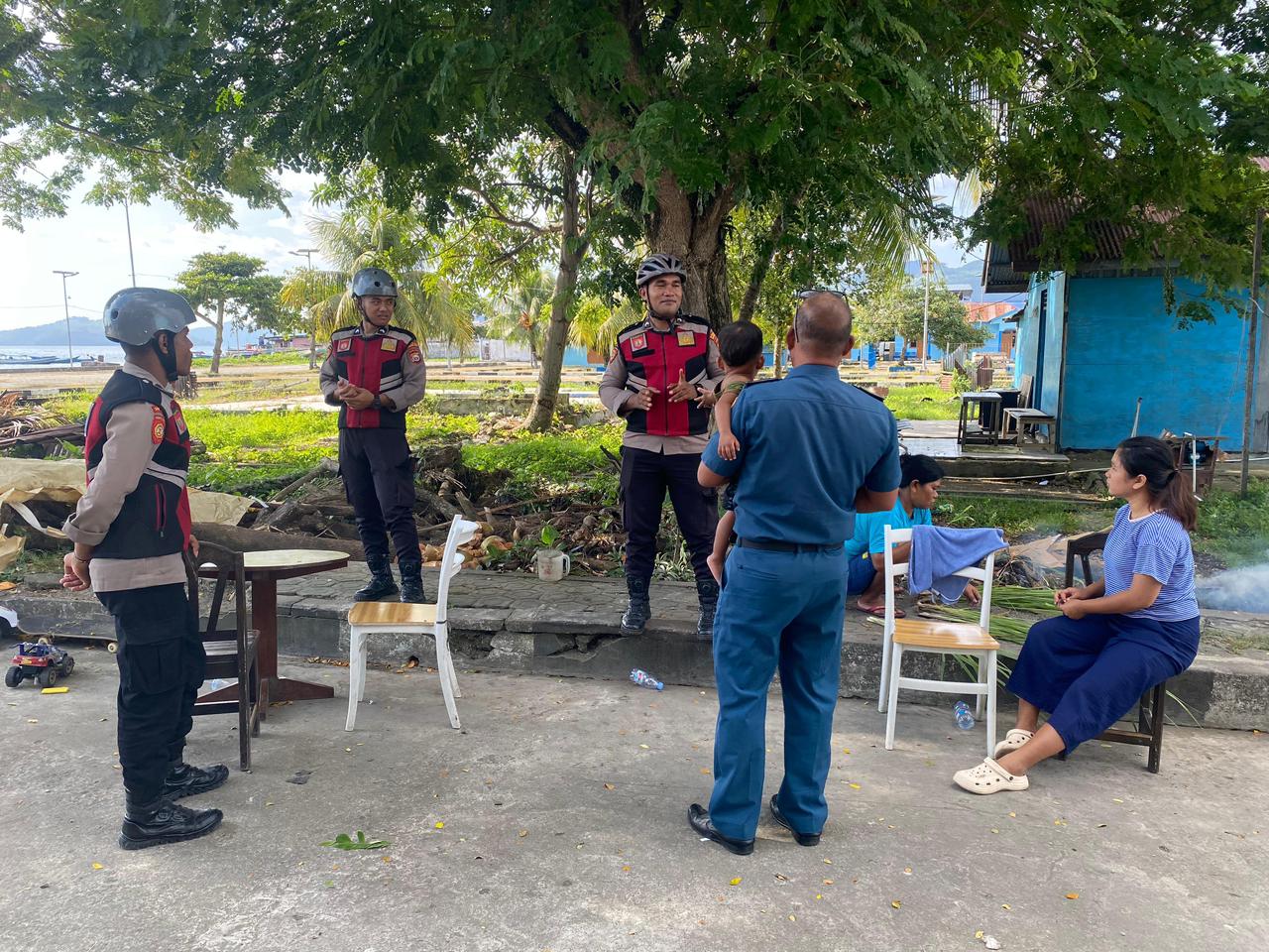 Sentuh Langsung Masyarakat, Patroli Sepeda Polres Haltim Perkuat Rasa Aman