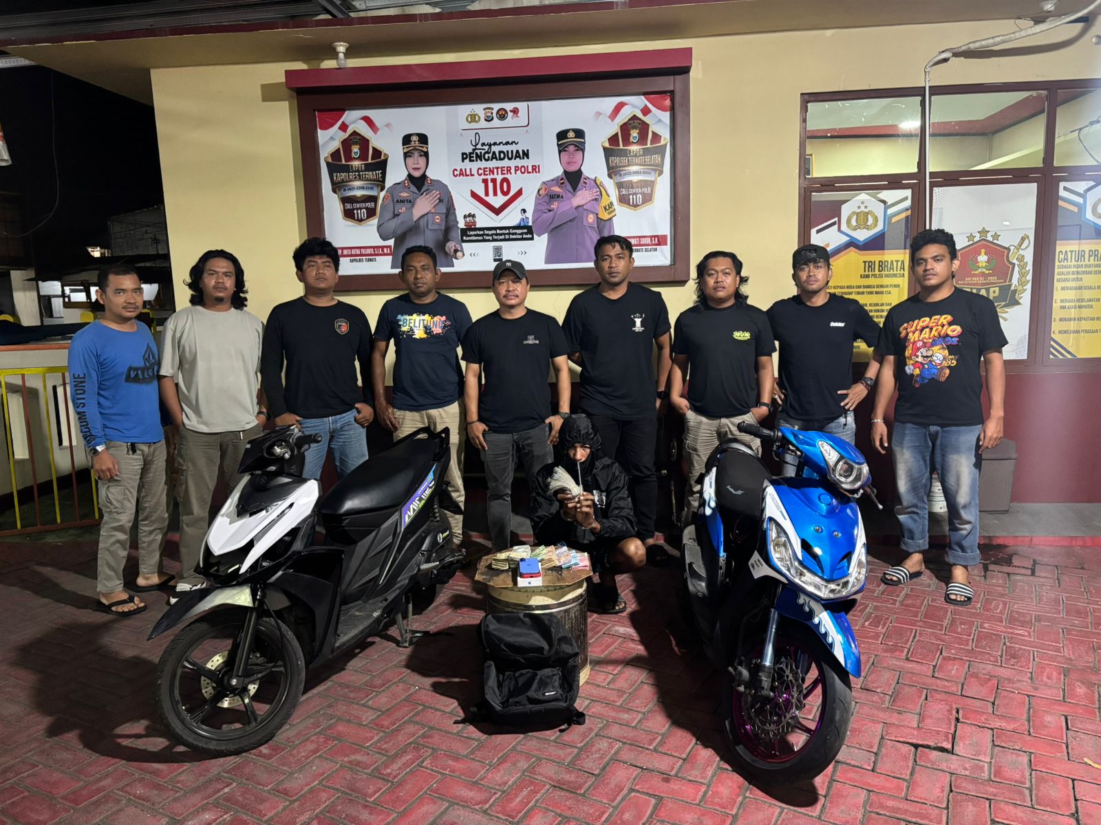 Polisi Amankan Terduga Pelaku Pencurian di Ternate Selatan