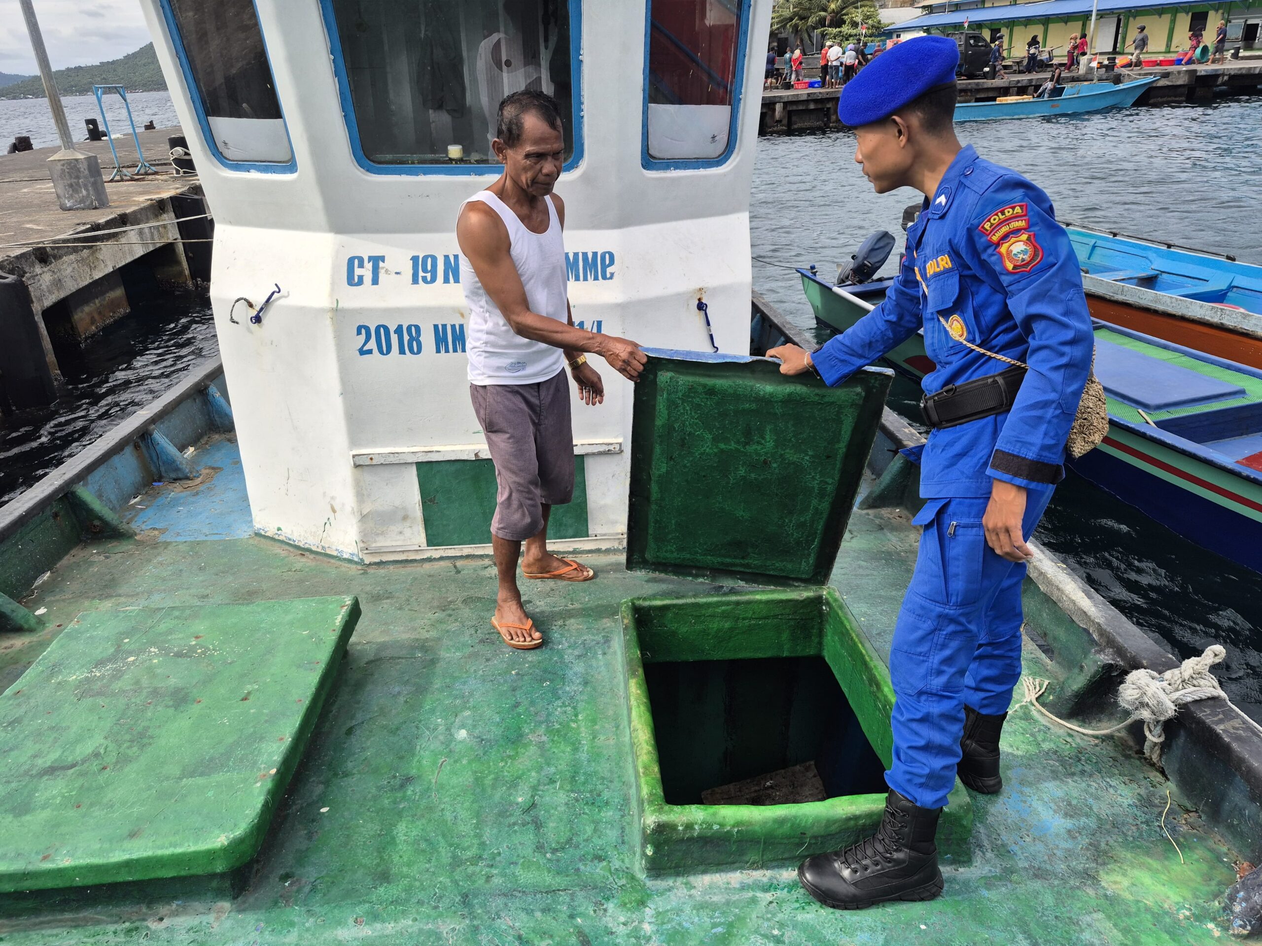 Polmas Perairan, Ditpolairud Polda Malut Imbau Nelayan Utamakan Keselamatan saat Melaut