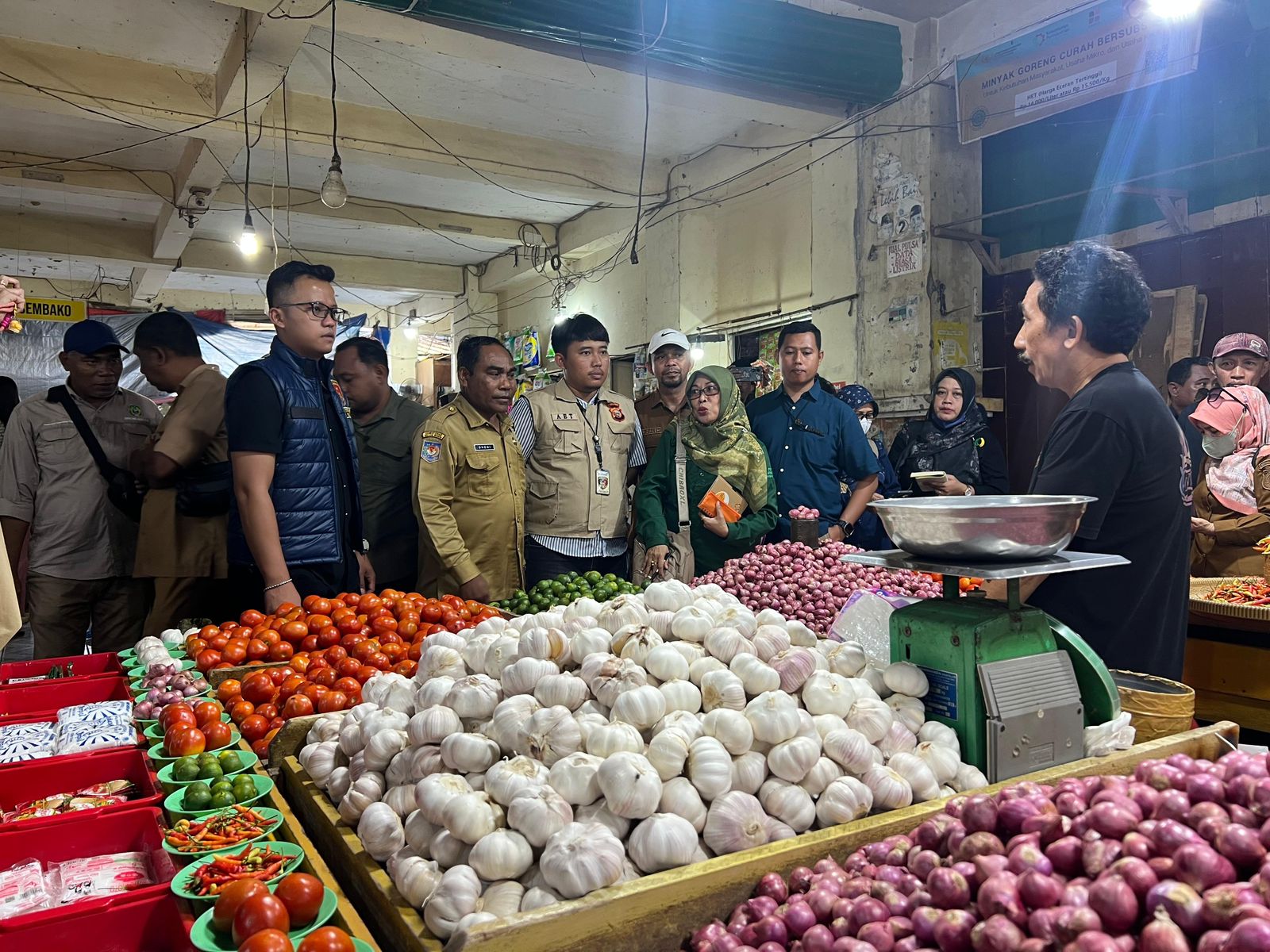 Pastikan Stok Bapokting Aman, Satgas Pangan Sidak Pasar Tradisional hingga Modern