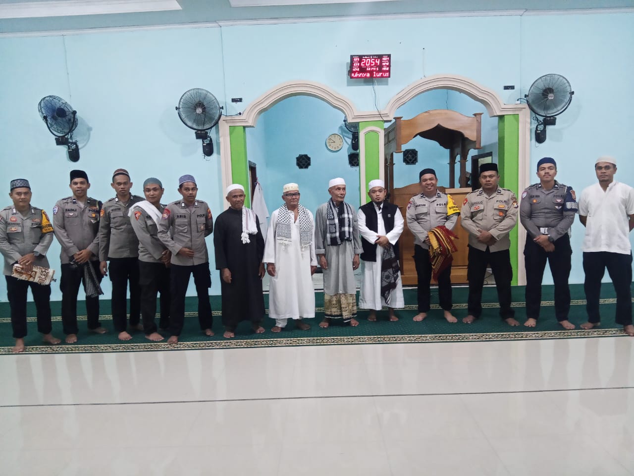 Melalui Tarling, Polres Halteng Ajak Warga Jaga Keamanan Selama Ramadan