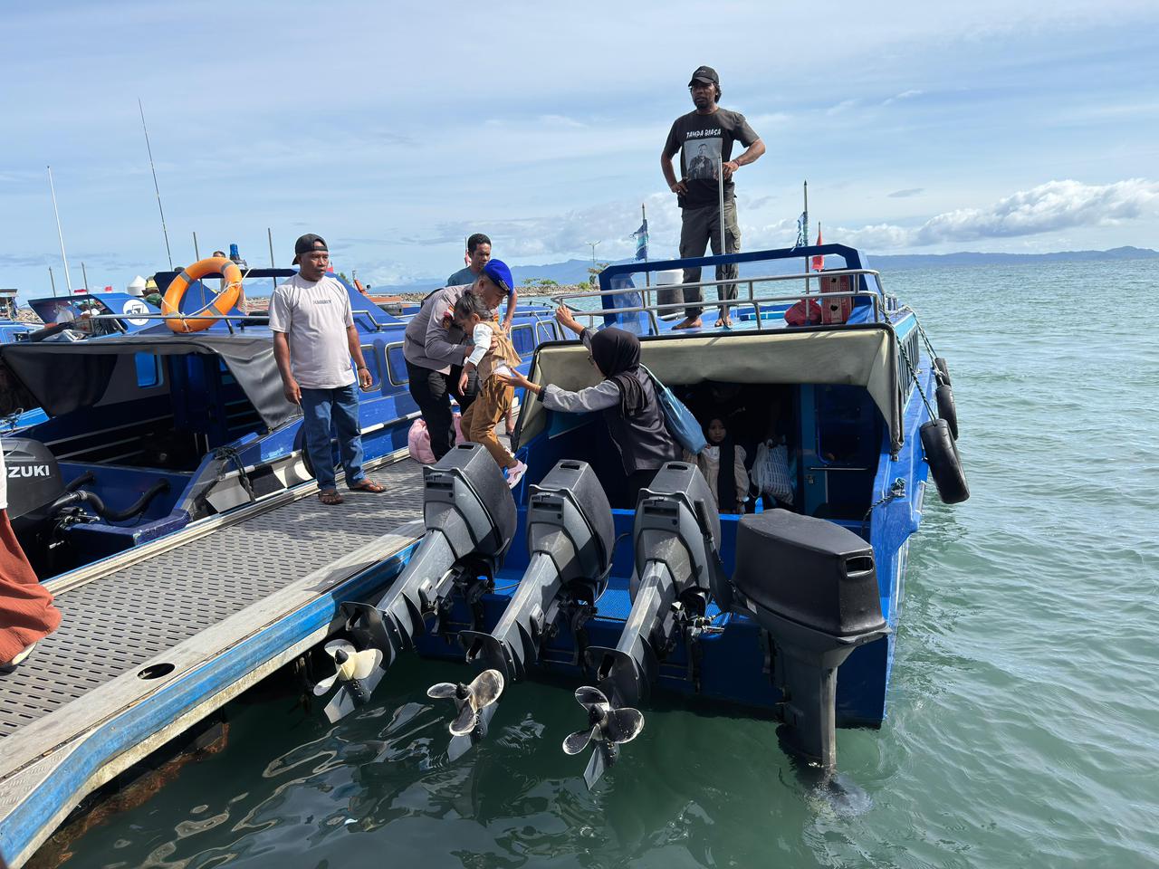 Personel Operasi Ketupat Kie Raha 2026 Polda Malut Intensifkan Patroli Pengamanan Jalur Laut saat Perayaan Idul Fitri 1447 H