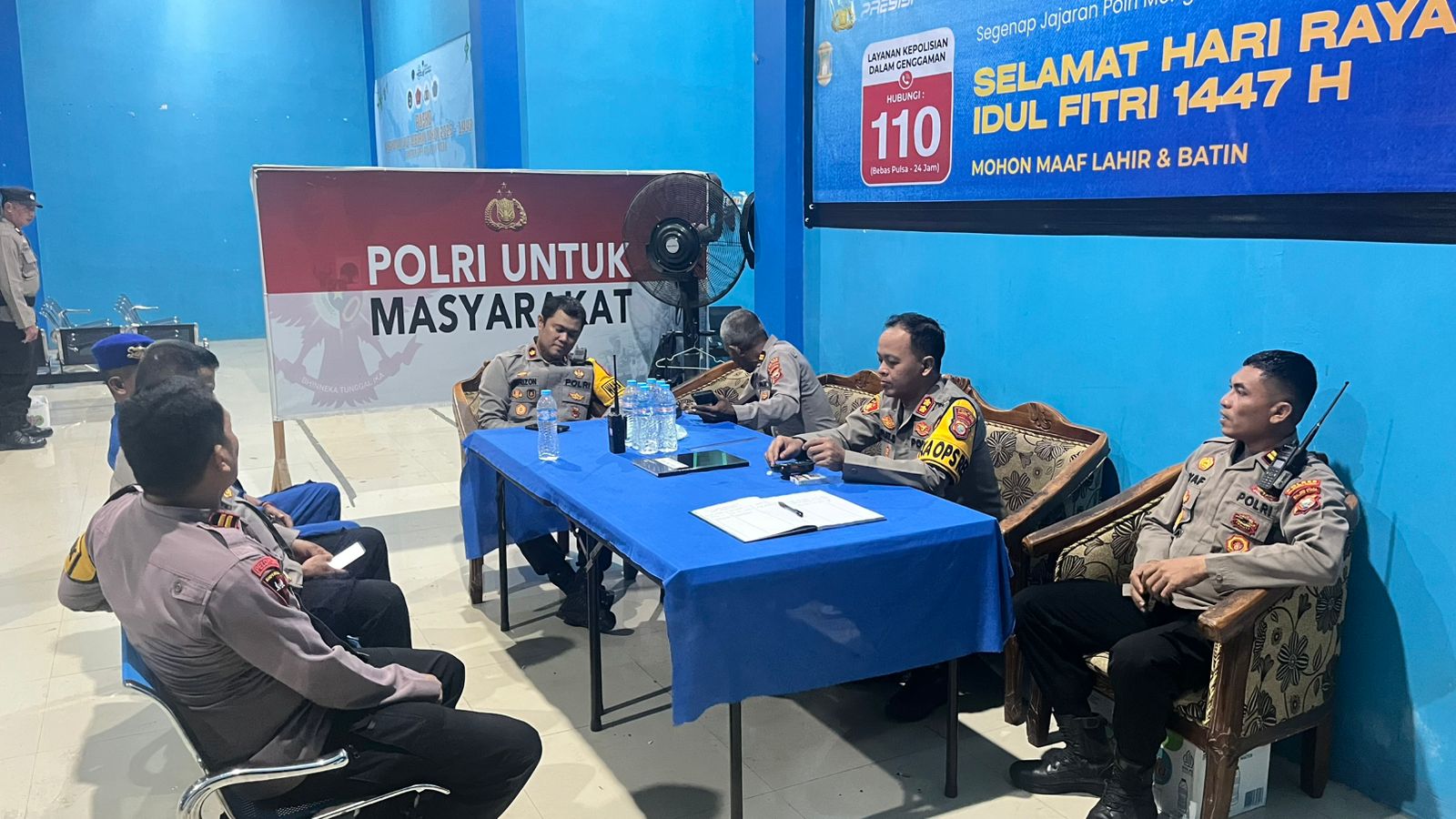 Jelang Idul Fitri, Kapolres Pantau Pos Pelayanan dan Pengamanan serta Laksanakan Patroli Bersama