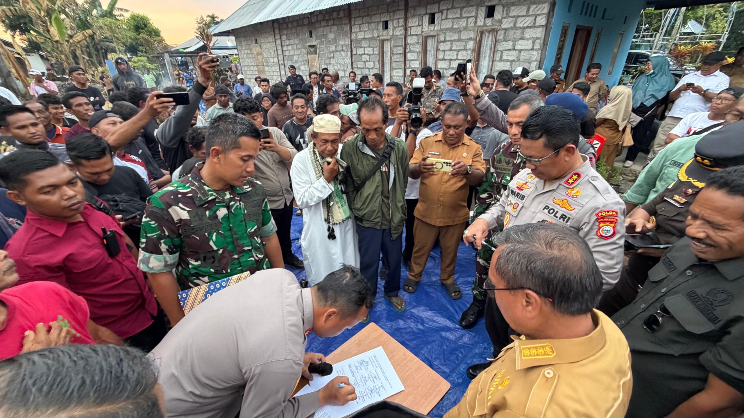 Kesepakatan Damai Sibenpopo–Banemo, Warga Sepakat Akhiri Konflik