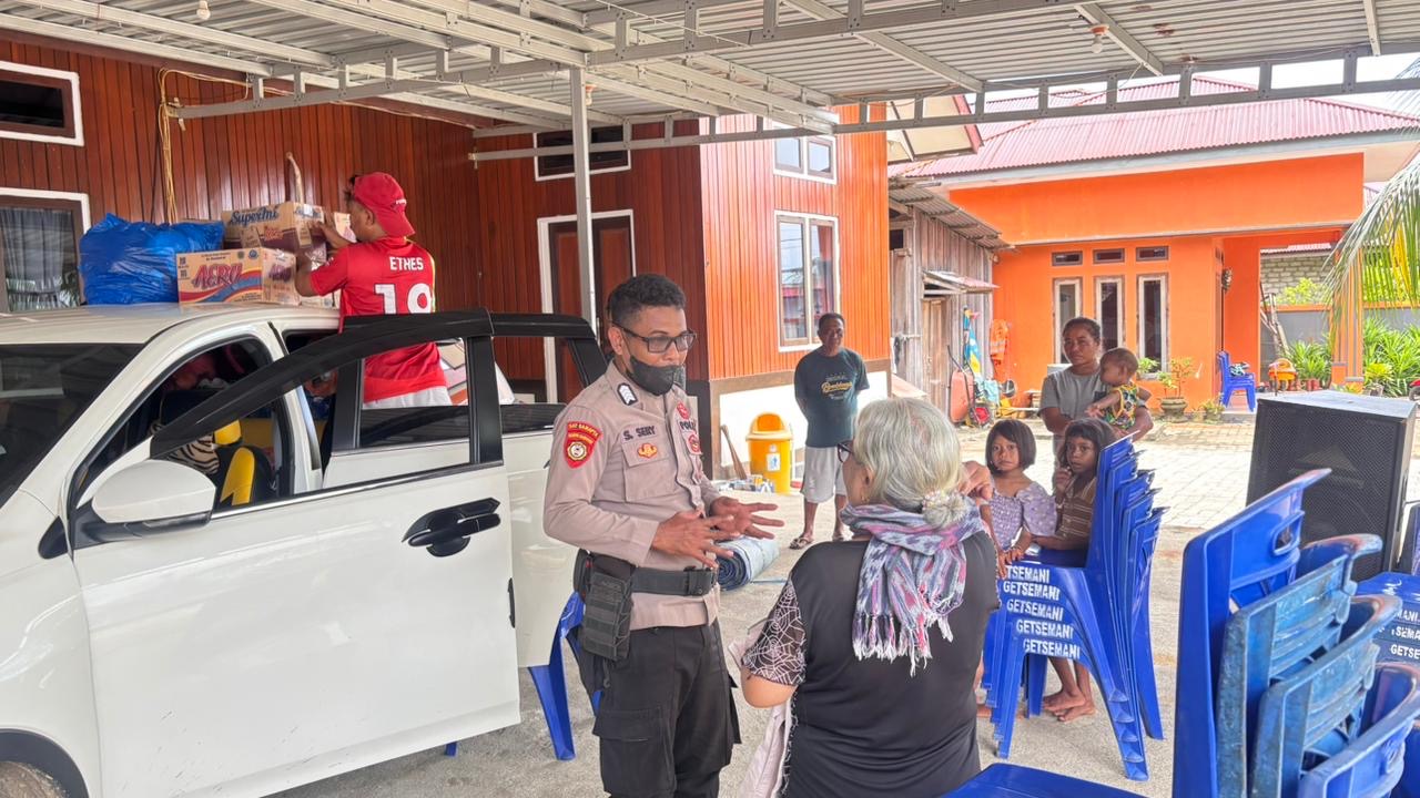 Polres Halteng Dirikan Pos Pelayanan bagi Warga Terdampak Bentrokan