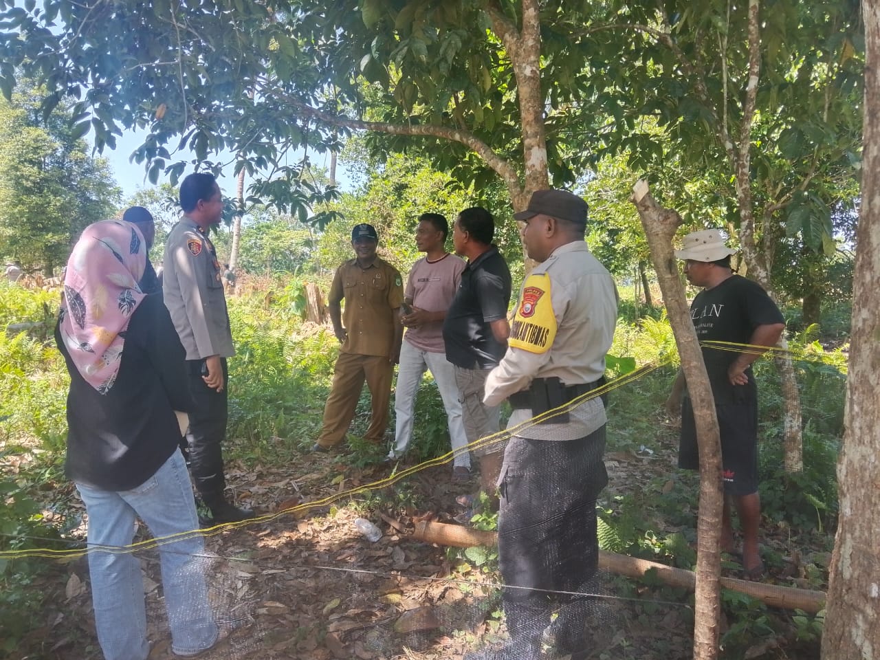 Kapolsek Jailolo Sosialisasi Hukum Terkait Sengketa Tanah kepada Warga