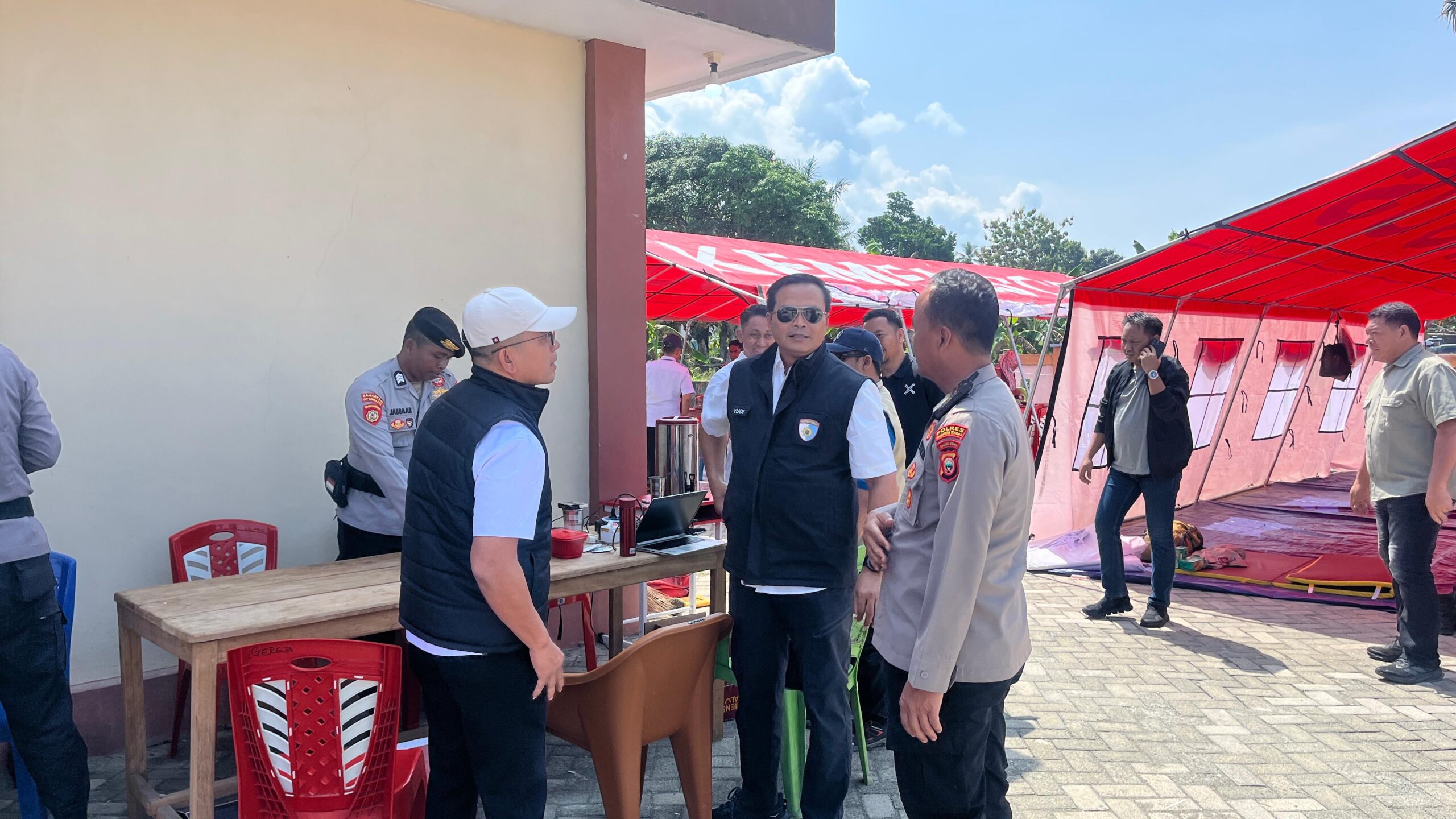 Kapolres Dampingi Tim Audit Irwasum Mabes Polri dan Itwasda Polda Malut Tinjau Fasilitas Kesehatan di Desa Sibenpopo