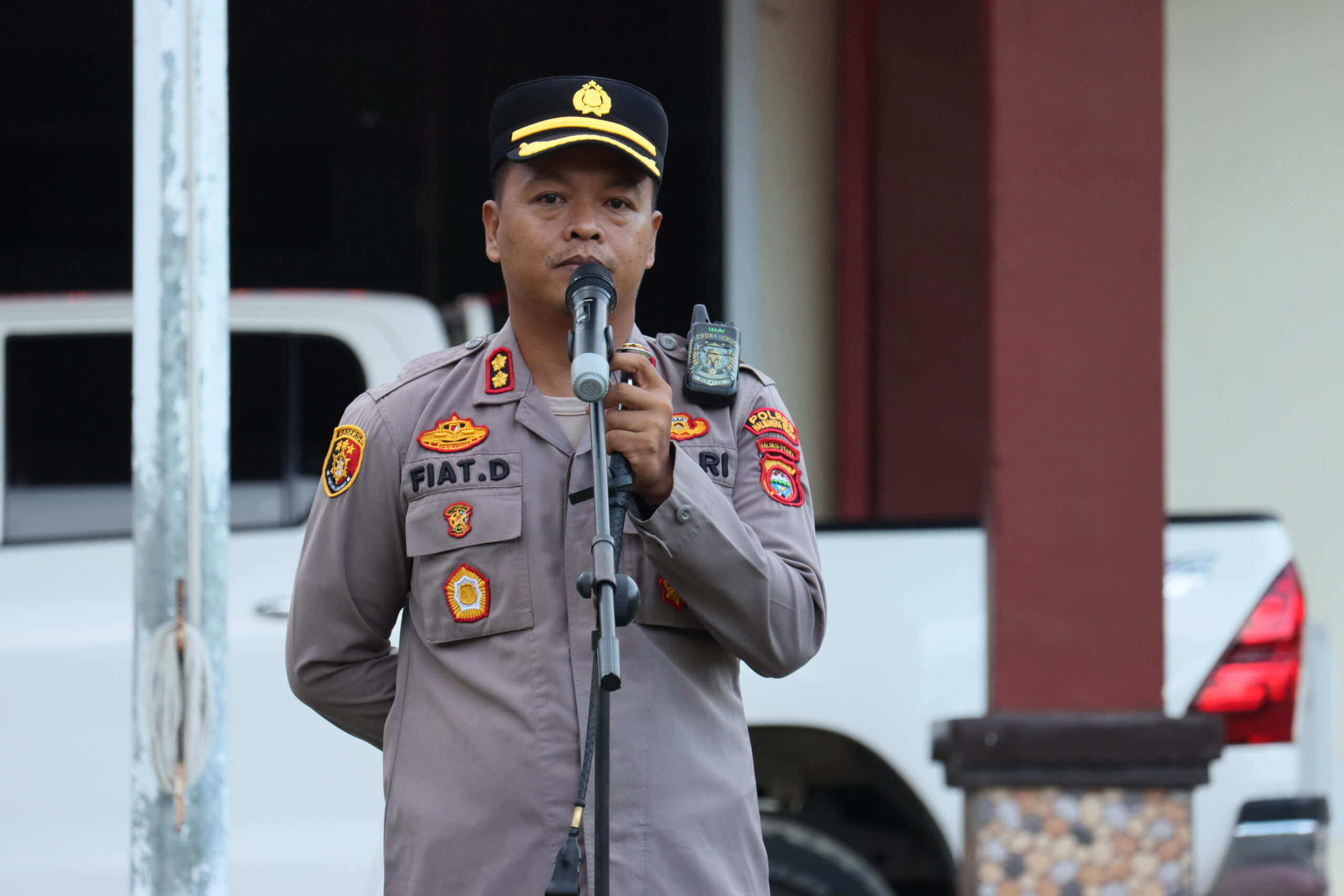 Polres Halteng Gerakkan Ratusan Personel Amankan Pilkades di Kabupaten Halmahera Tengah