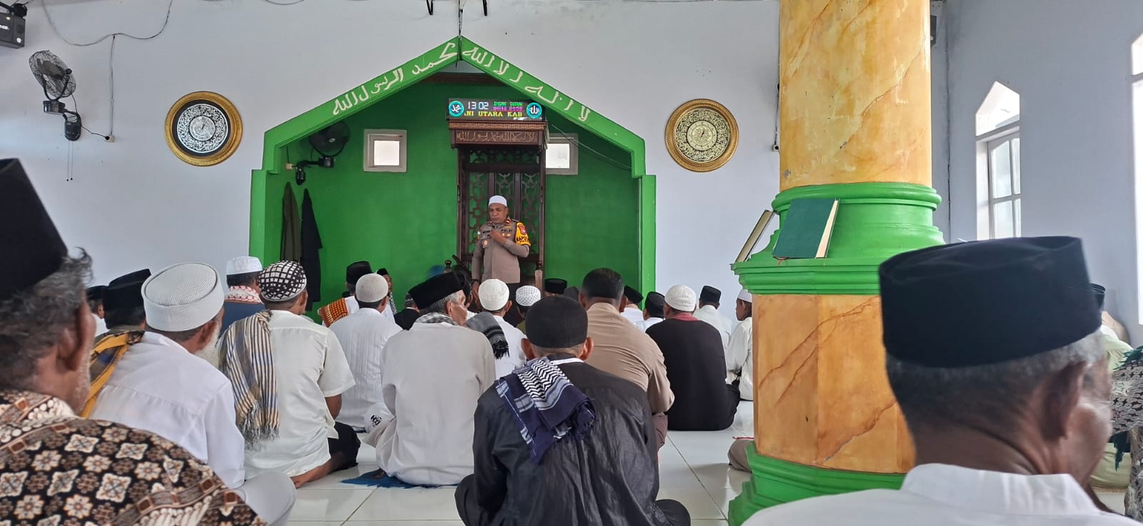 Lewat Ceramah dan Dakwah, Kapolsek Perkuat Kebersamaan dengan Masyarakat