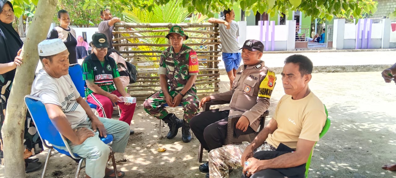 TNI-Polri di Desa Tawabi Bergerak Bersama, Bangun Kesadaran Warga Tolak Peredaran Miras