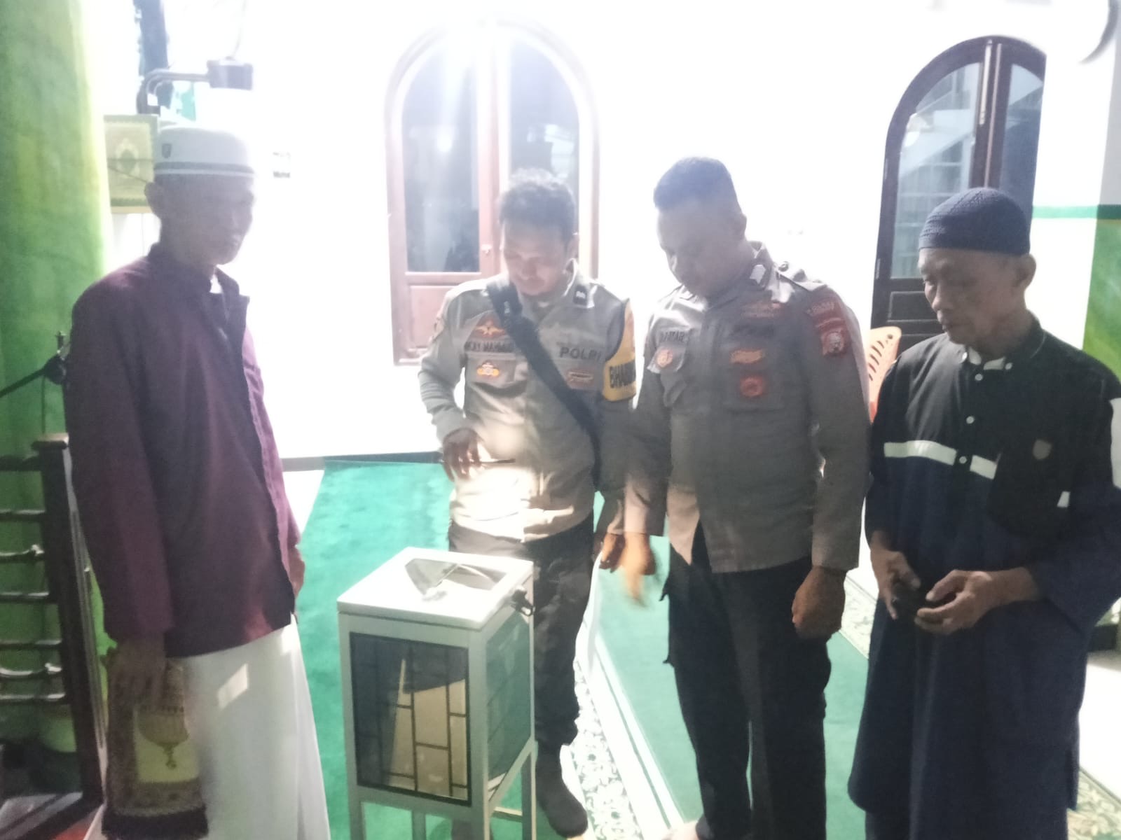 Polsek Ternate Selatan Selidiki Kasus Pencurian Kotak Amal Masjid Nurul Yaqin