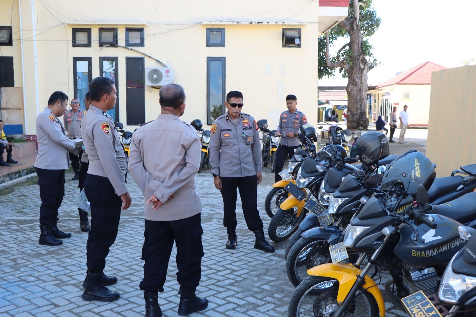 Jaga Sula — Polres Kepulauan Sula Terima Pemeriksaan BMN dari Tim Logistik Polda Maluku Utara