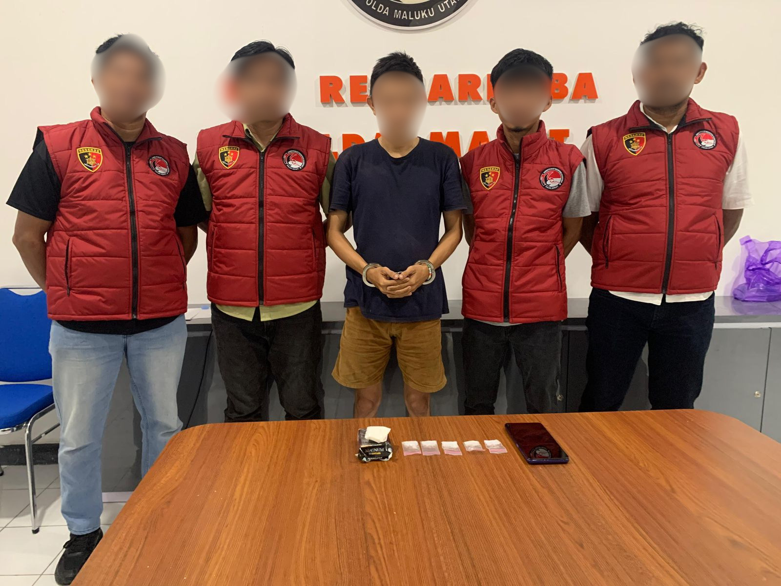 Ditresnarkoba Polda Malut Amankan Terduga Pengedar Sabu di Kayu Merah