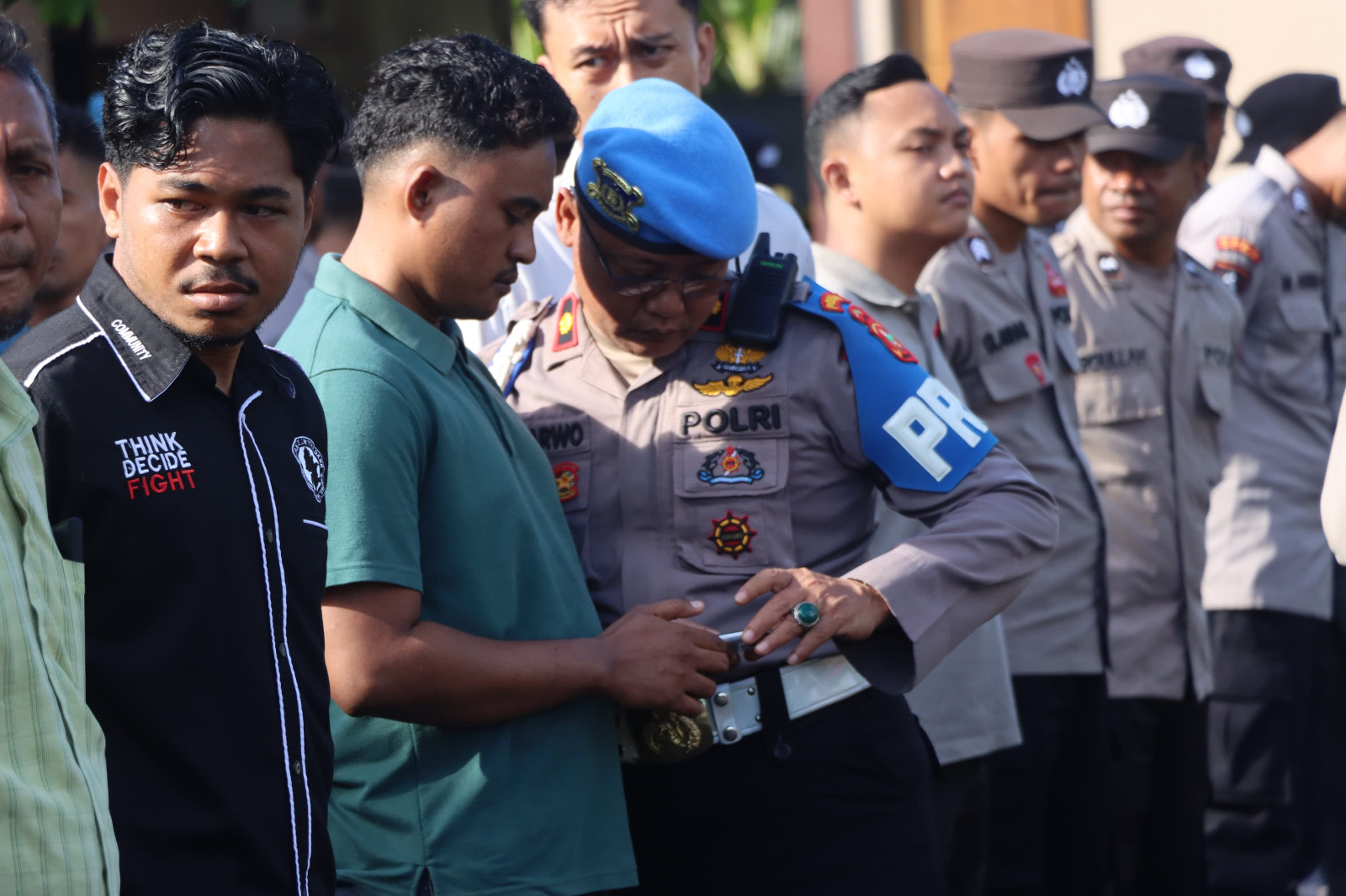 Bid Propam Polda Malut Gelar Gaktiblin di Polresta Tidore untuk Perkuat Kedisiplinan Personel