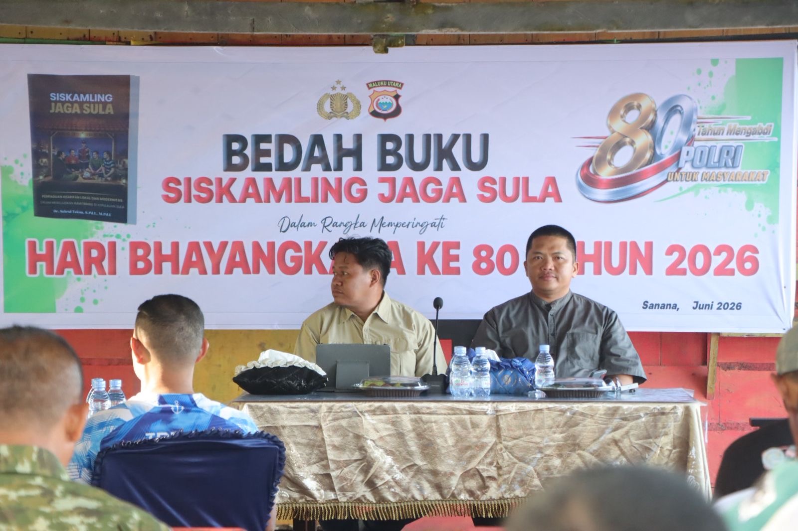 Polres Kepulauan Sula Gelar Bedah Buku “Siskamling Jaga Sula” dalam Rangka Peringatan Hari Bhayangkara ke-80