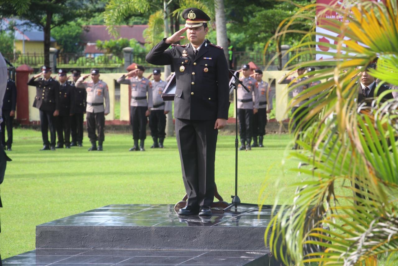 POLRES HALMAHERA TENGAH GELAR UPACARA PERINGATAN HARI LAHIR PANCASILA 2026