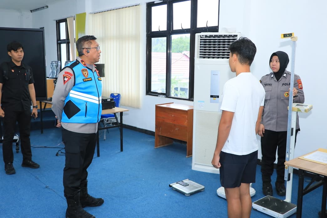 Polda Malut Gelar Pemeriksaan Kesehatan Tahap II Penerimaan Calon Taruna Akpol 2026