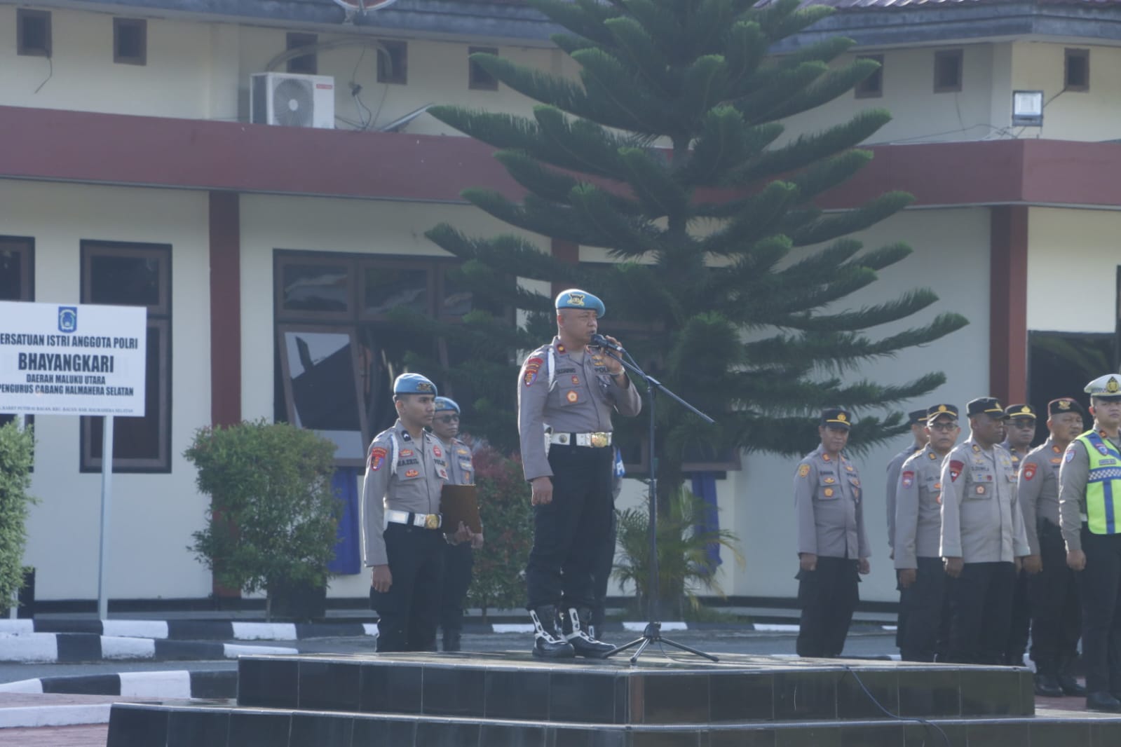 Bidpropam Polda Malut Gelar Gaktiblin di Polres Halsel, Tegaskan Komitmen Zero Narkoba dan Judi Online