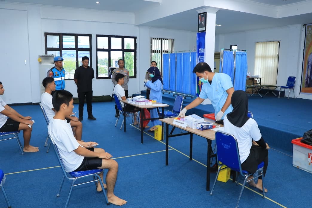 Polda Malut Gelar Pemeriksaan Kesehatan Tahap II Penerimaan Calon Taruna Akpol 2026