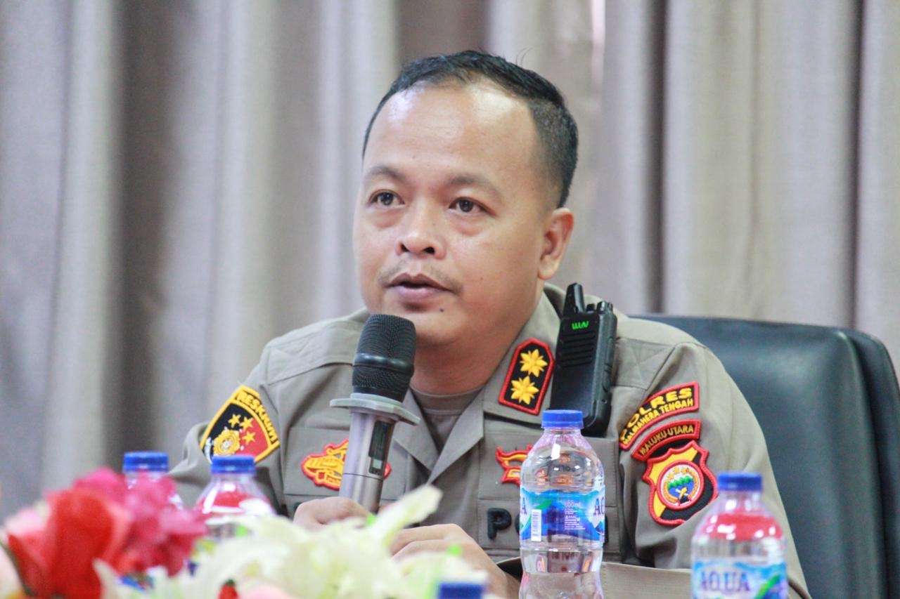 Kapolres Halmahera Tengah Imbau Masyarakat Waspada Dampak Super Taifun di Wilayah Maluku Utara