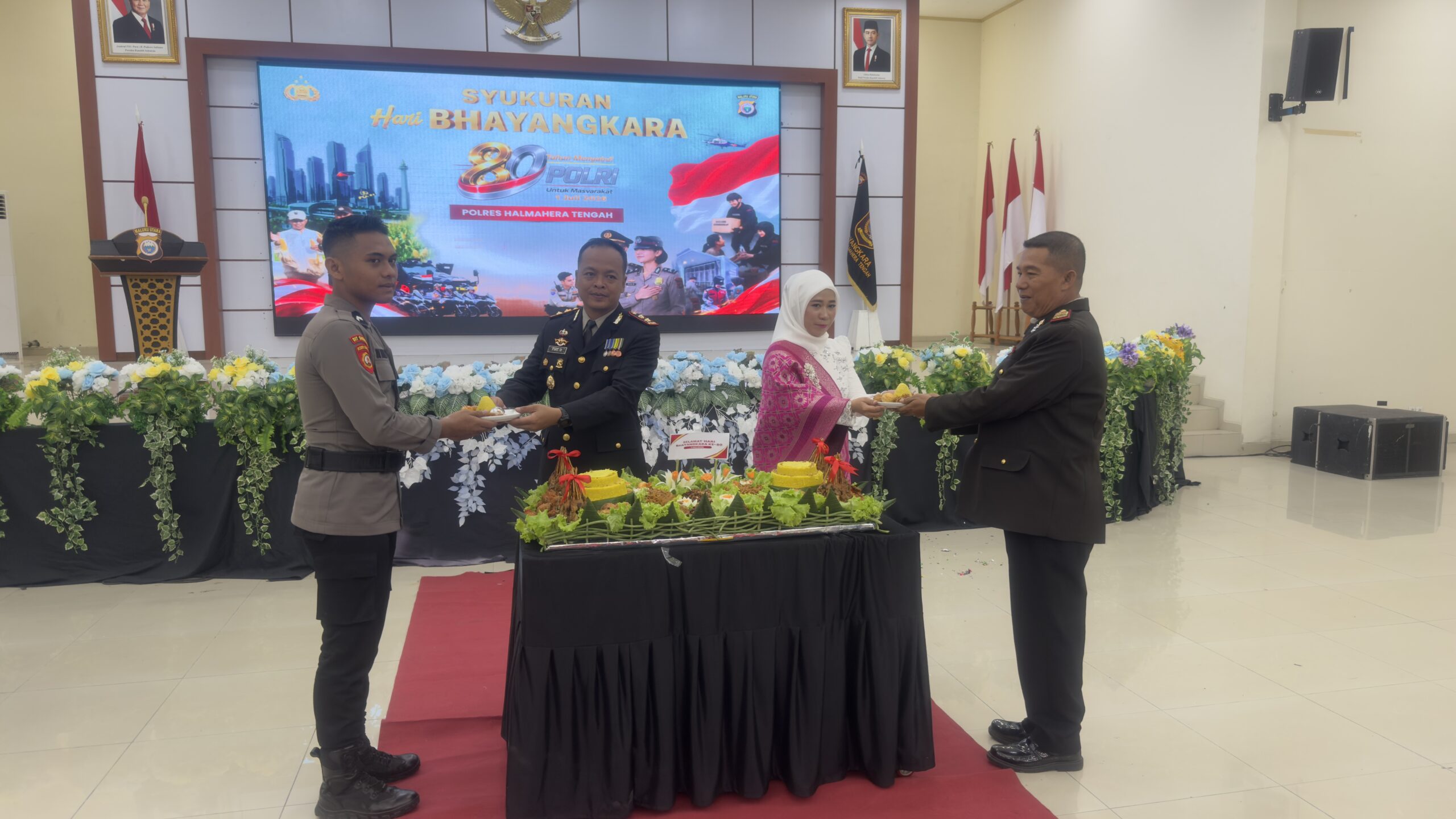 POLRES HALMAHERA TENGAH GELAR SYUKURAN HARI BHAYANGKARA KE-80 TAHUN 2026