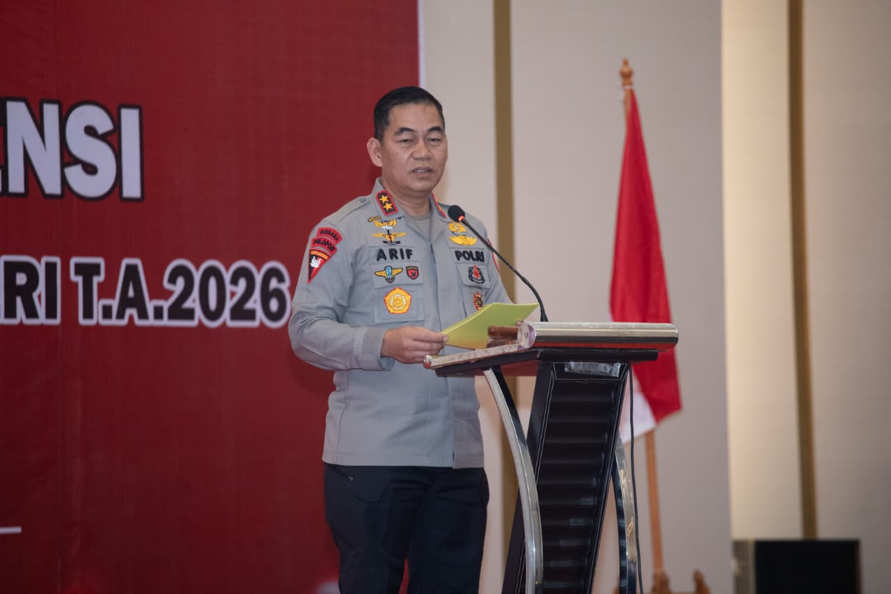 Polda Malut Gelar Uji Kompetensi Penyidik 2026, Kapolda Tekankan Integritas dan Responsivitas