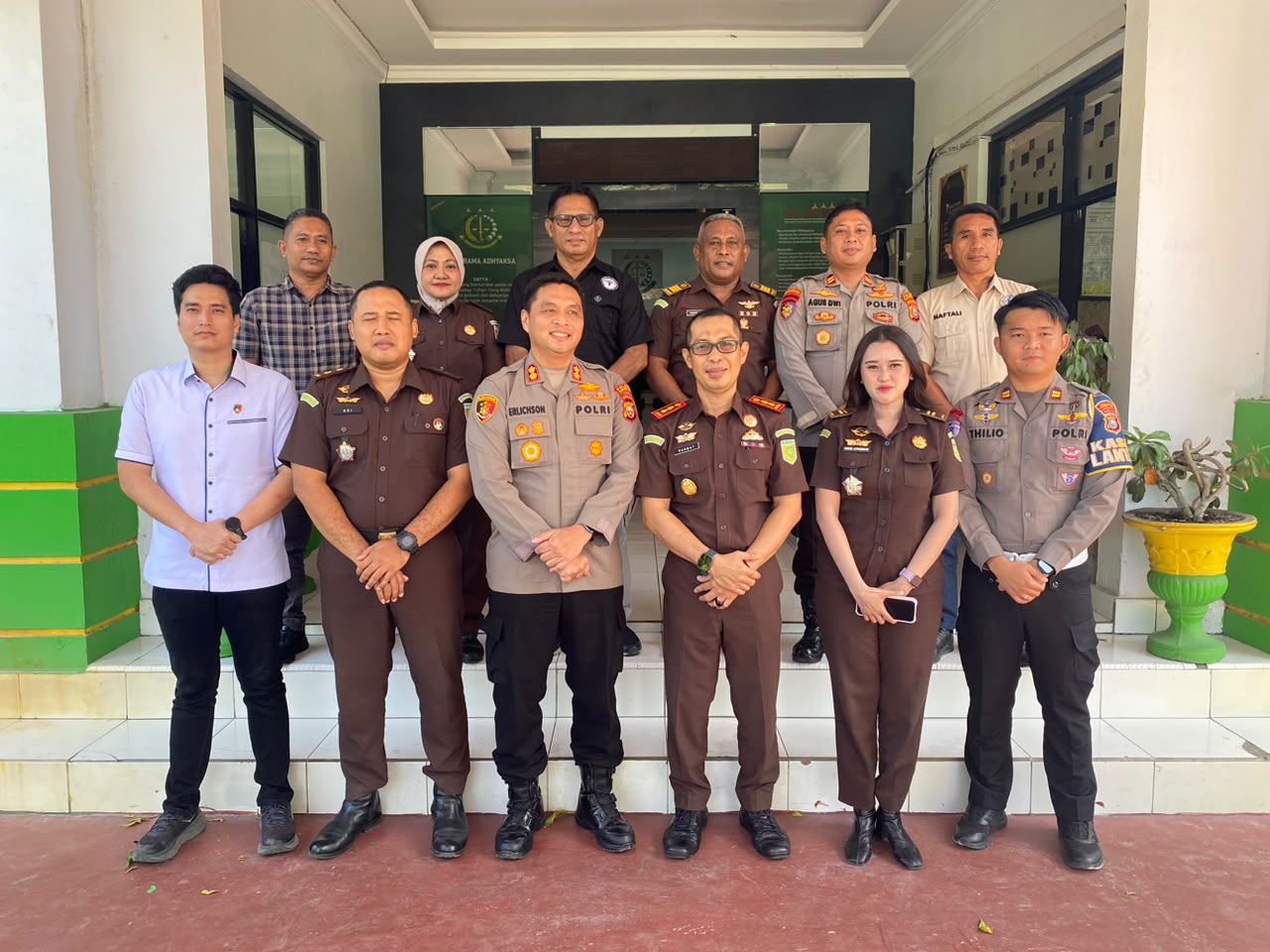 Pererat Koordinasi Antar Penegak Hukum, Kapolres Halmahera Utara Sambangi Kejaksaan Negeri Halut