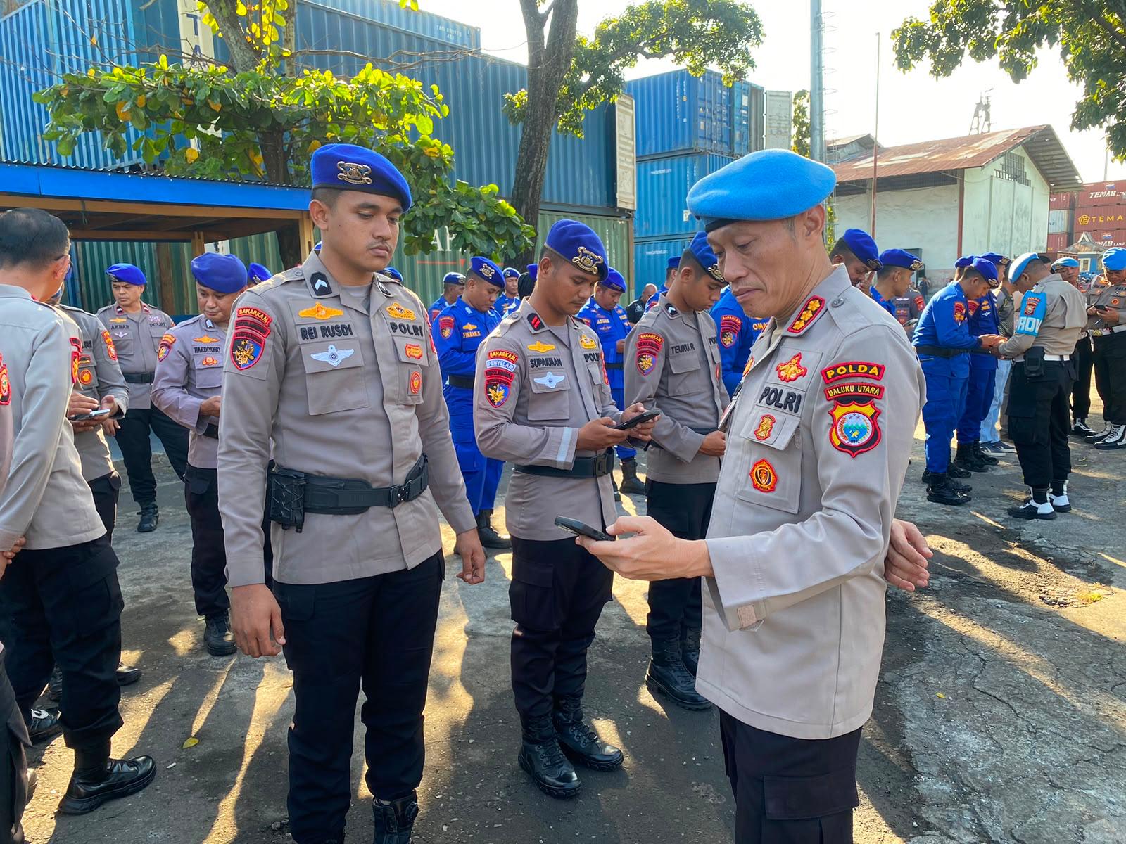 Bidpropam Polda Malut Pastikan Kesiapan Senpi dan Profesionalisme Personel Ditpolairud