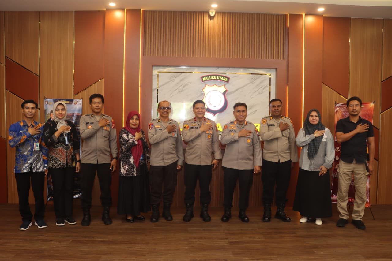 Perkuat Sinergi Berantas Narkoba, Kapolresta Tidore Terima Kunjungan Silaturahmi Kepala BNN Provinsi Maluku Utara