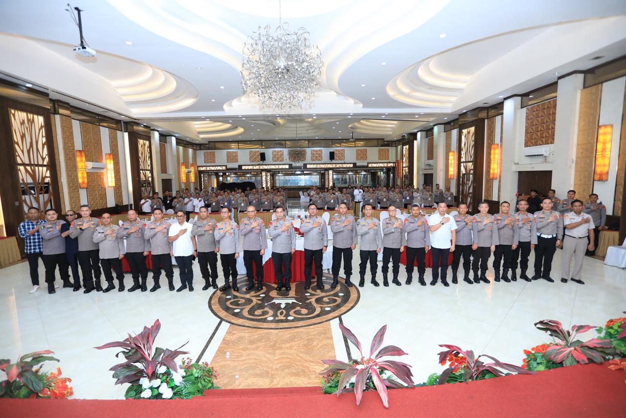 Buka Rakernis SDM, Kapolda Malut Dorong Profesionalisme dan Integritas Personel