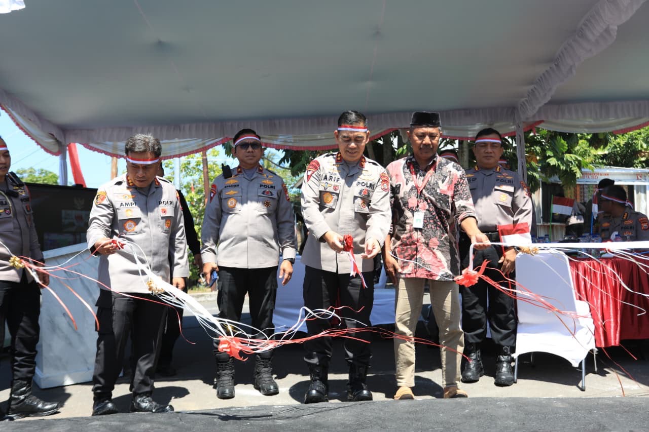 Kapolda Malut Hadiri Peresmian Jembatan Merah Putih Presisi, Wujud Nyata Dukungan Polri terhadap Konektivitas Masyarakat