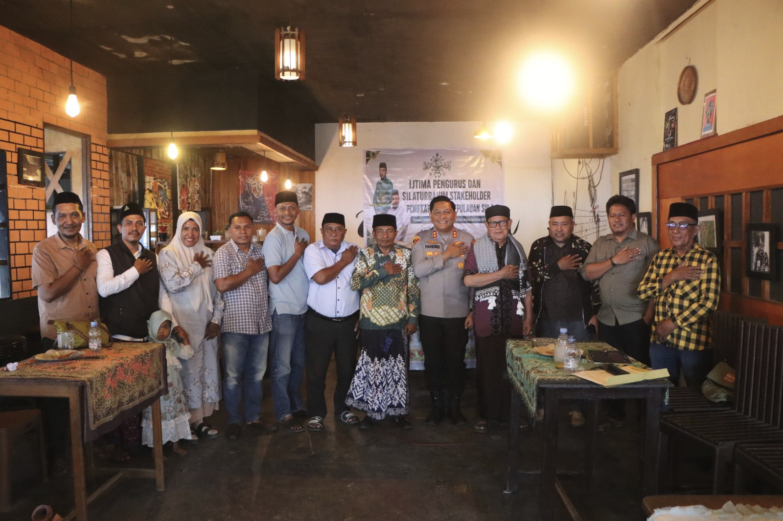 Sinergi Polres Kepulauan Sula dan PCNU, Pererat Komunikasi dan Ciptakan Kamtibmas Kondusif