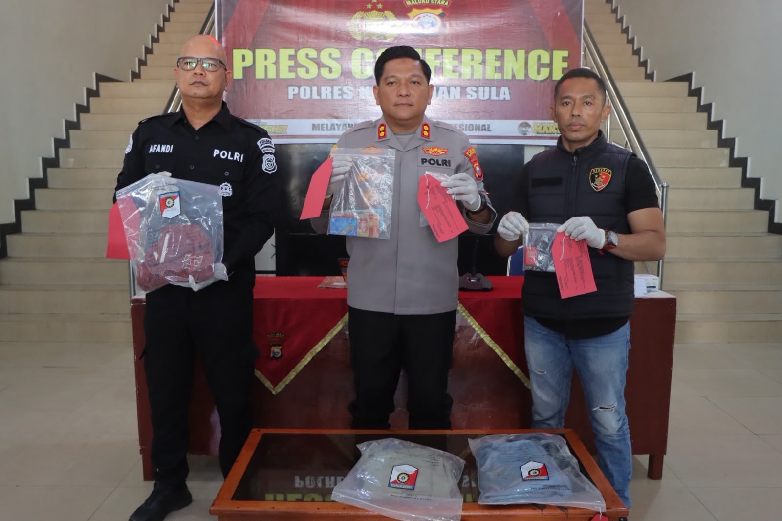 Polres Kepulauan Sula Ungkap Kasus Pembunuhan di Desa Waihama, Tiga Orang Diamankan