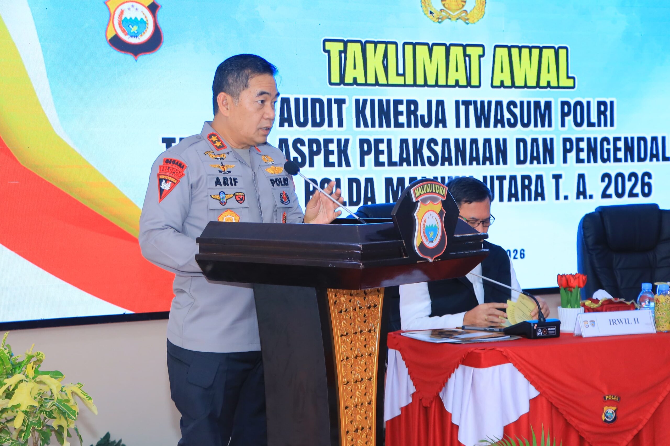 Kapolda Malut Tegaskan Audit Itwasum Polri Jadi Momentum Perkuat Akuntabilitas dan Kinerja