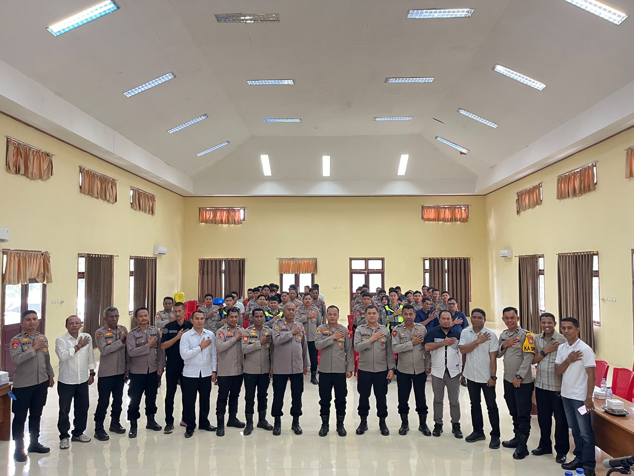 Polres Halteng Gelar Sosialisasi Hukum Implementasi UU Nomor 20 Tahun 2025 tentang KUHAP dalam Pelaksanaan Tugas Kepolisian