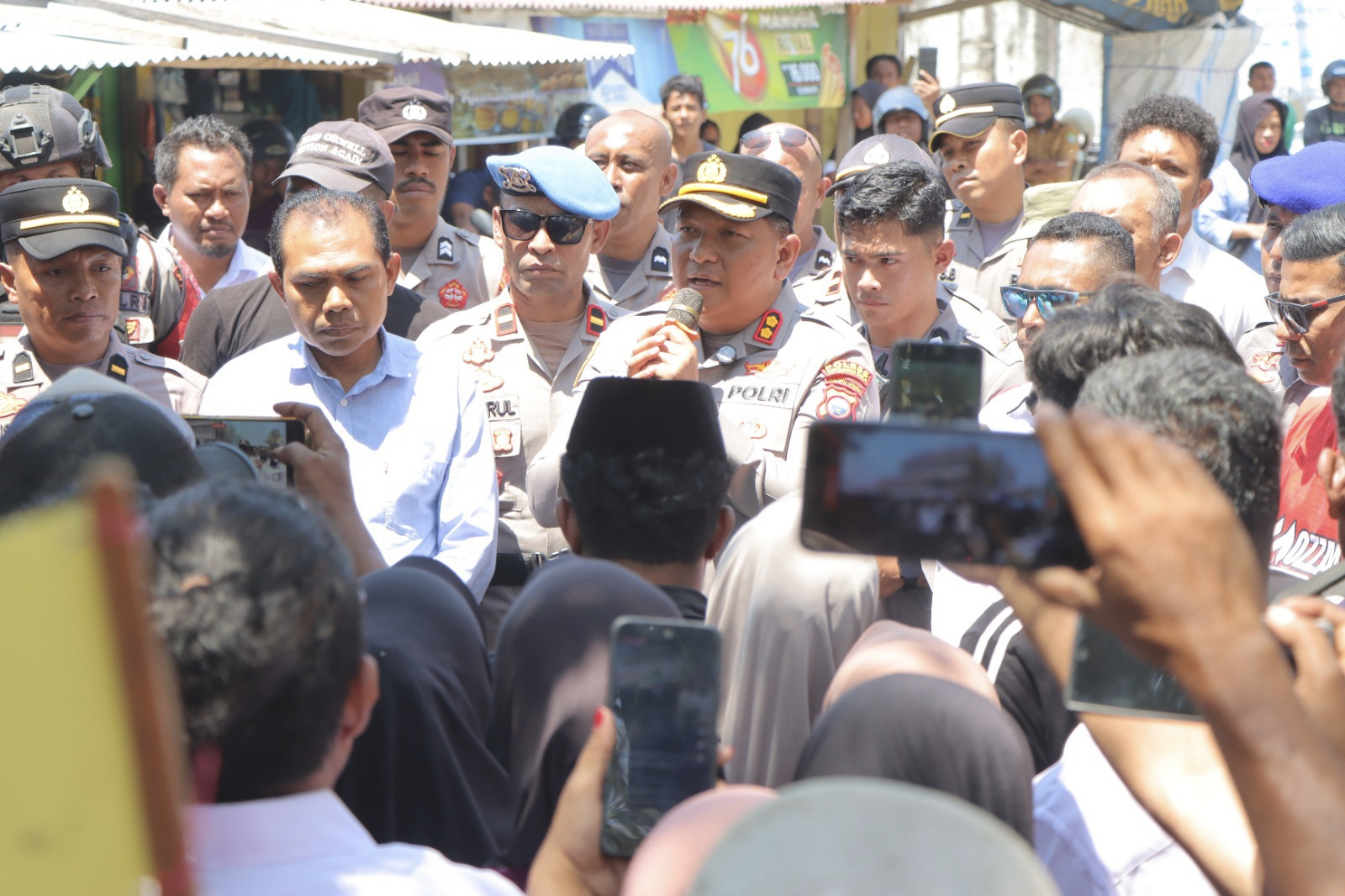 Kapolres Sula Serap Aspirasi Massa dengan Pendekatan Humanis, Jaga Kondusivitas dan Hormati Hak Rakyat
