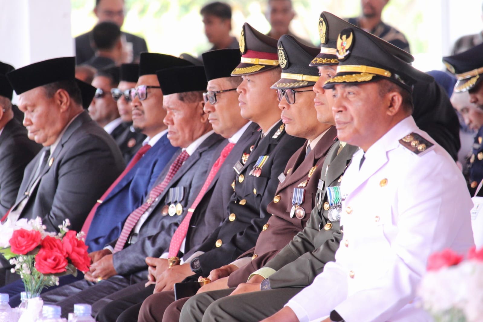 Kapolres Halmahera Tengah Hadiri Upacara HUT ke-81 Kemerdekaan RI, Momentum Perkuat Rasa Nasionalisme