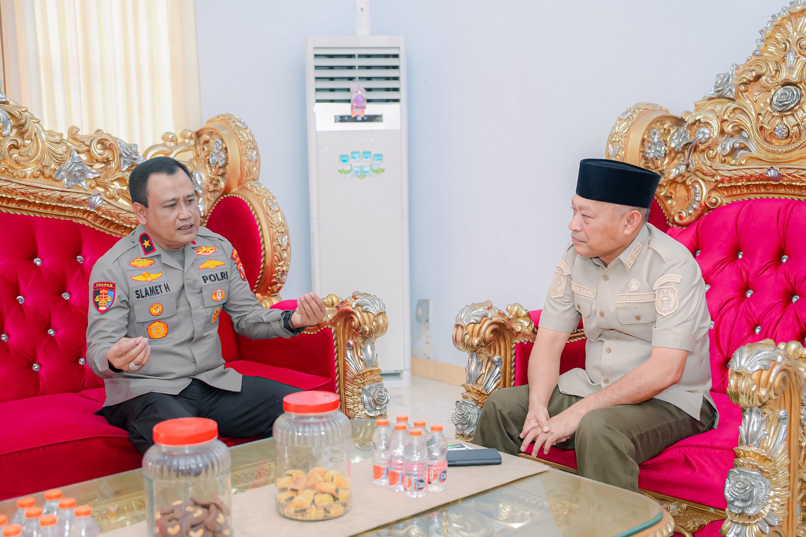 Perkuat Sinergi, Wakapolda Malut Silaturahmi ke Wakil Gubernur